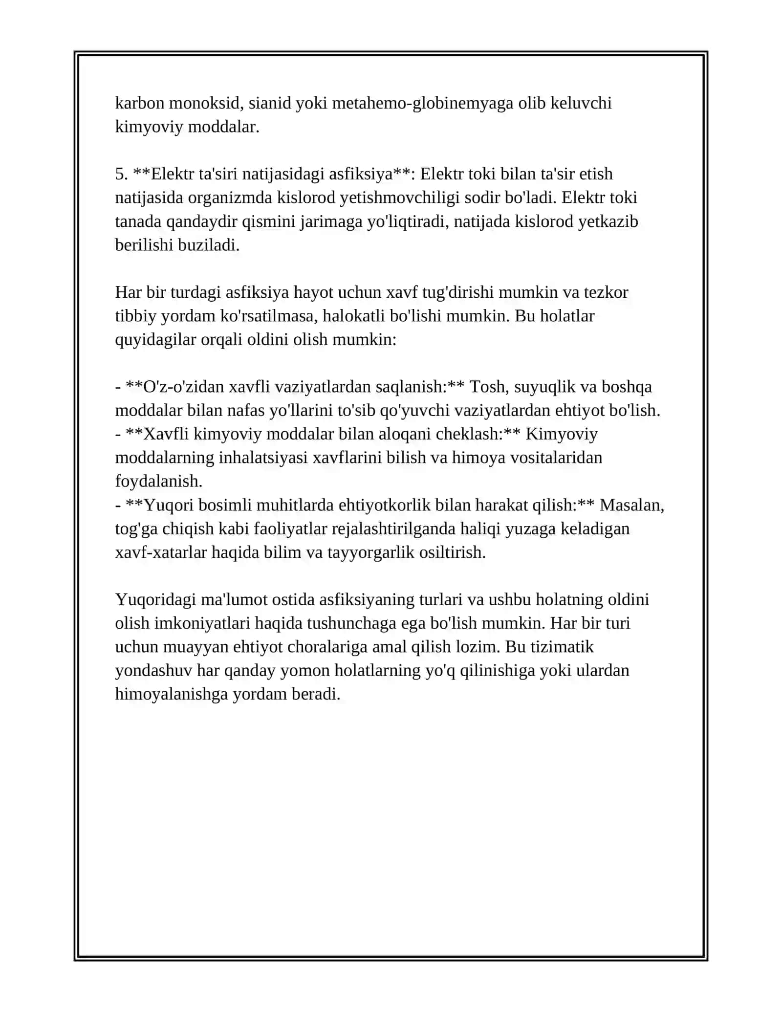 ASFIKSIYANING TURLI VARIANTLARIDA ÖLIMNING VUJUDGA KELISH MEXANIZMI 4