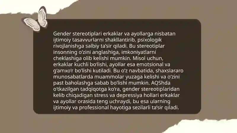 Psixologiya sohasida etika va gender tushunchalari 4