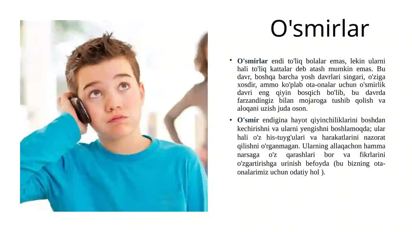 O'smirlarning ijtimoiylashuvida oilaning o'rni 4