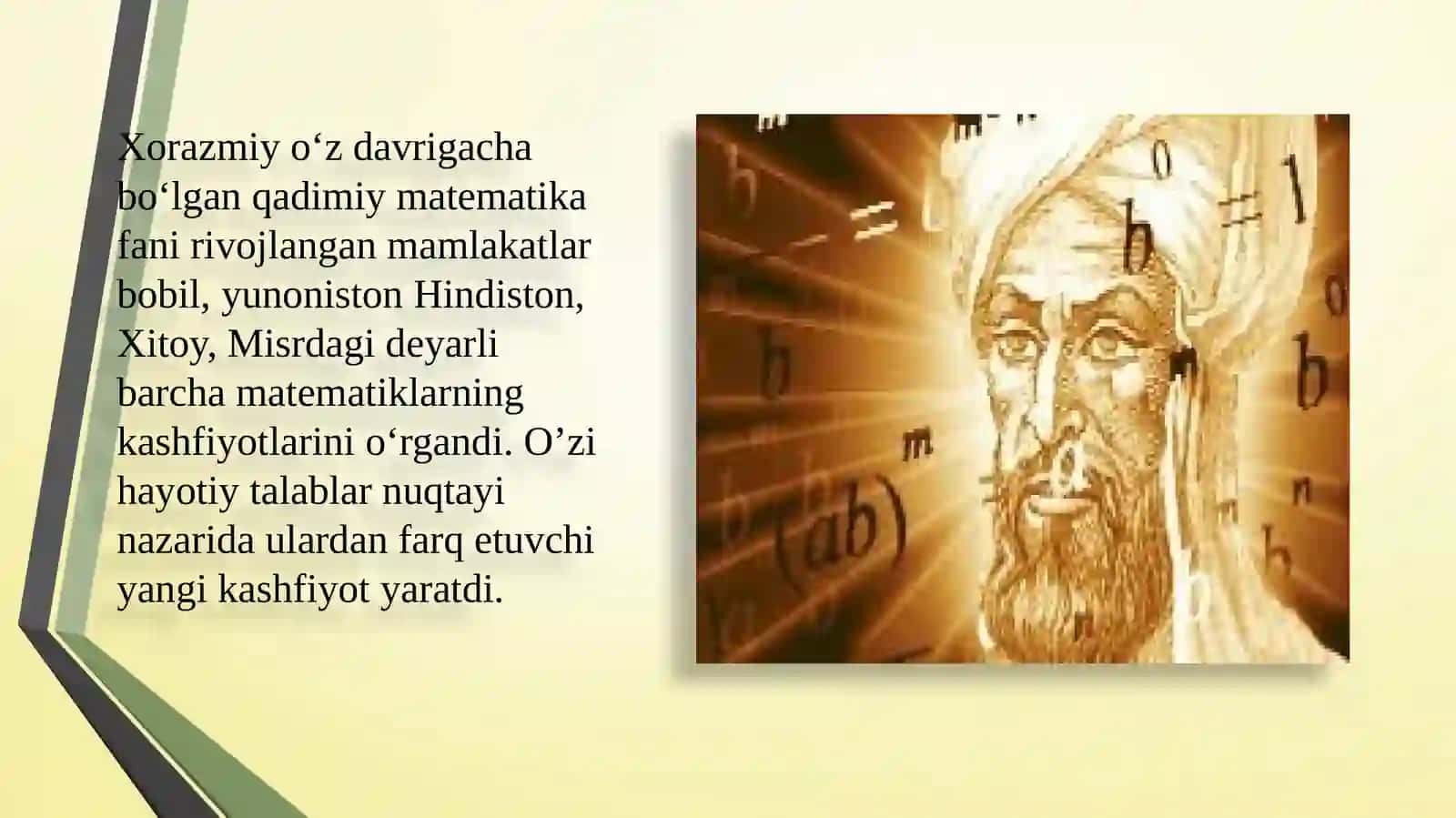 M.Xorazmiy hayoti va ilmiy merosi haqida ma’lumot 4