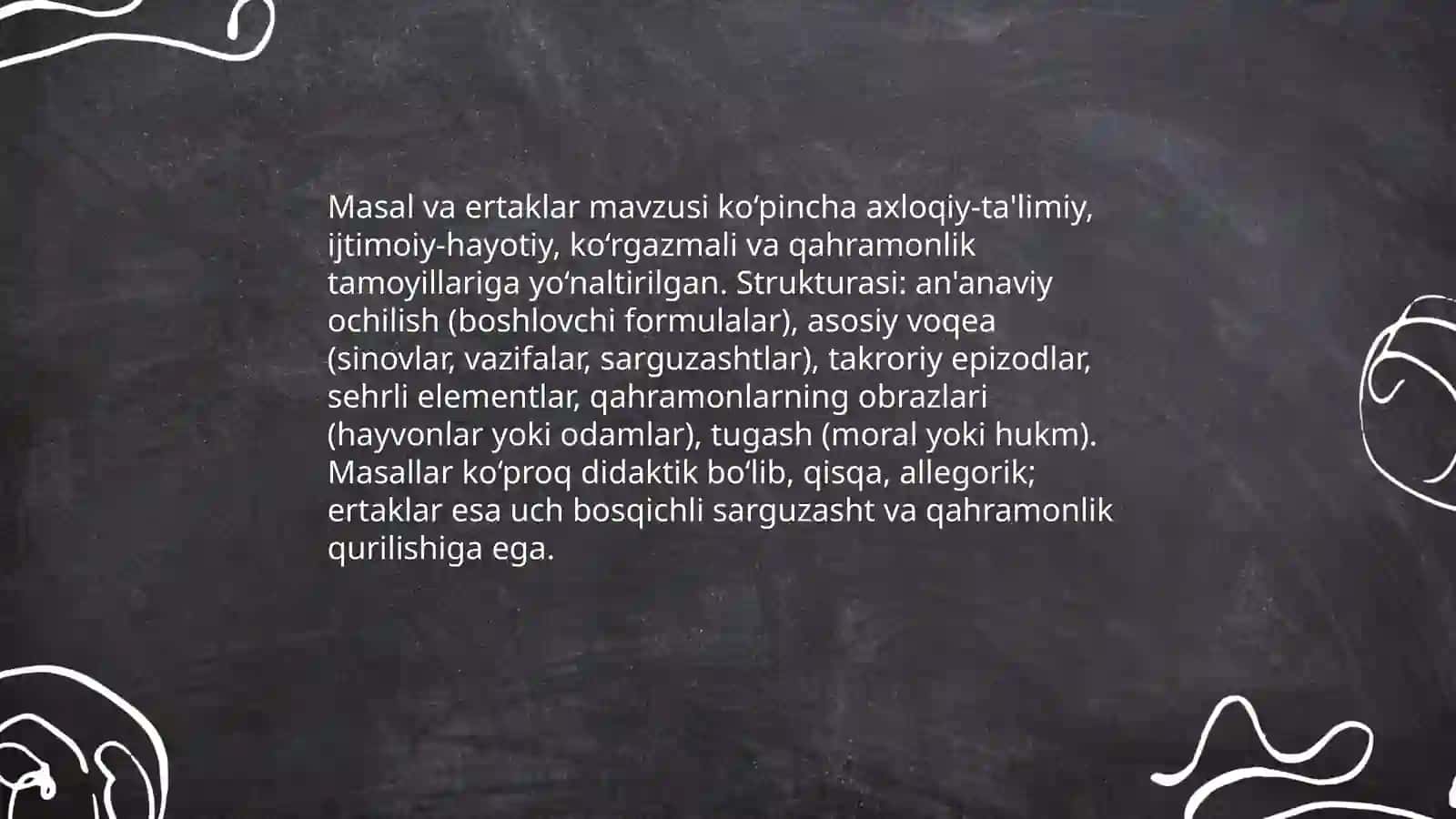 Turk xalq og'zaki ijodi 4