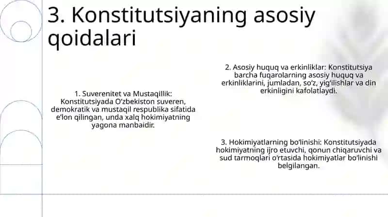 O'Zbekiston Respublikasi Konstitusiyasining Qabul Qilinishi Va Uning Tarixiy Ahamiyati 4