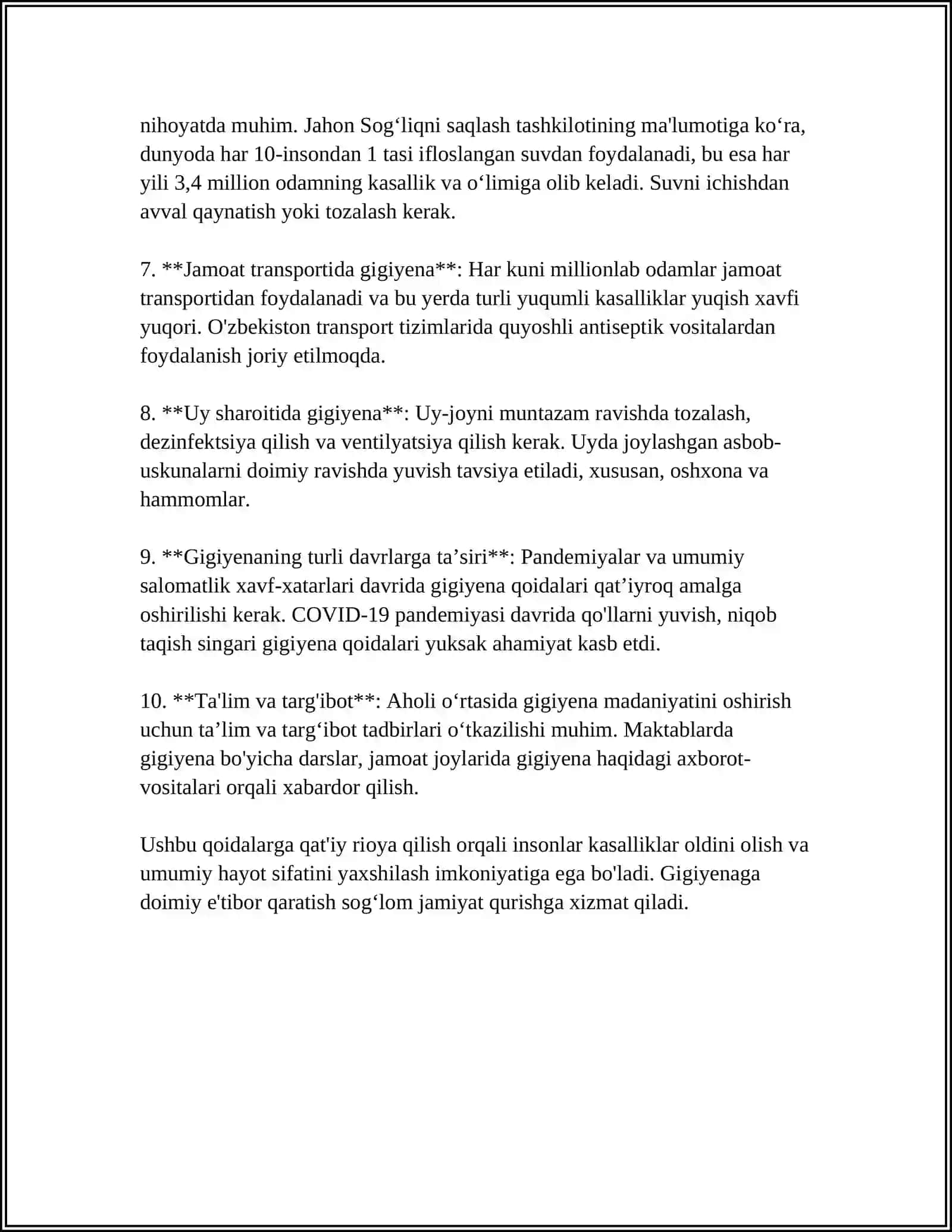 Gigiyena qoidalari 4