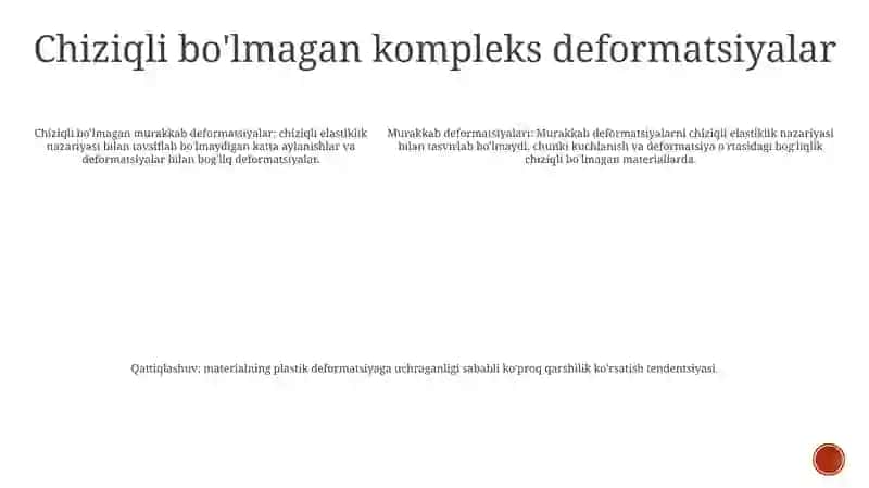 Murakkab Deformatsiyalar 4