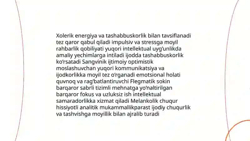 Temperament va uning nazaryalari intellekt va kreativlik nazariyalari 4