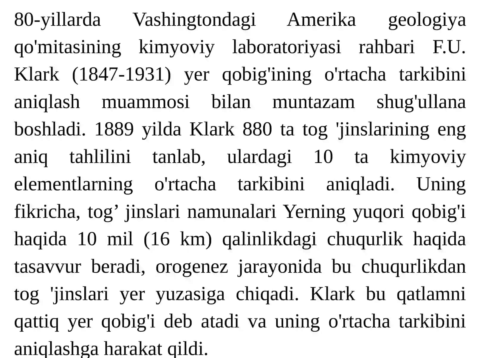 Kimyoviy elementlarning yer pusti datarqalishi qonuniyatlari 4