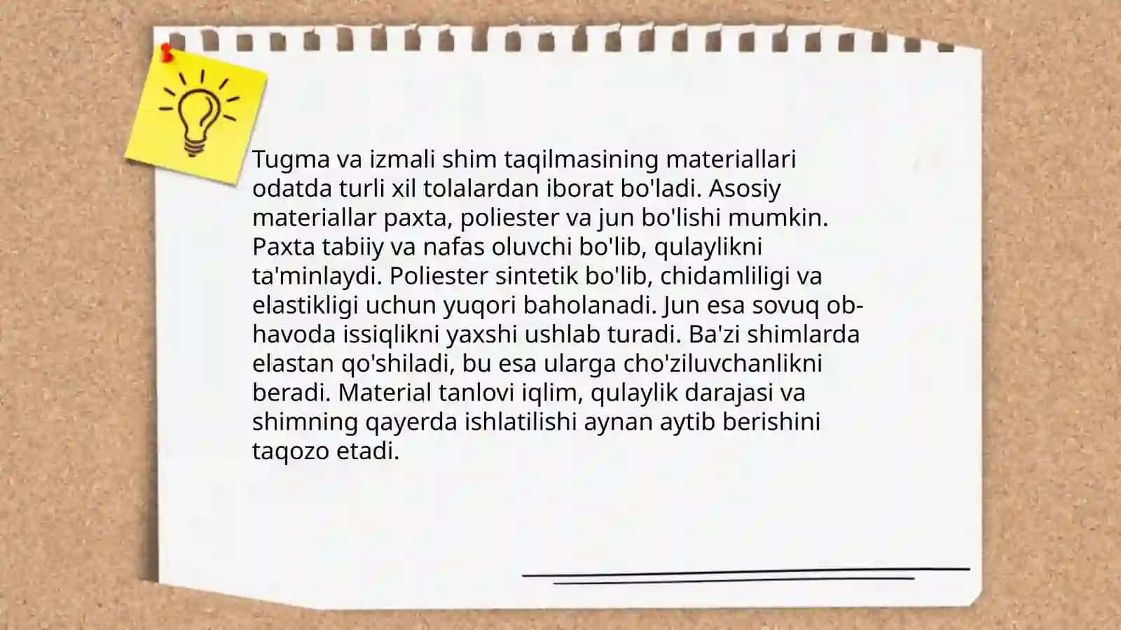 Tugma va izmali shim taqilmasiga ishlov berish texnologiyasi 4
