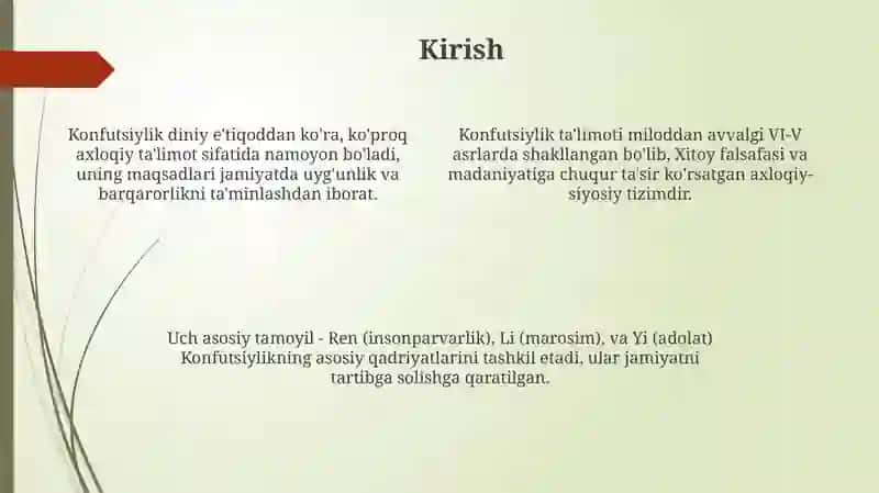 Konfutsiylikning ijtimoiy va siyosiy qarashlari 4