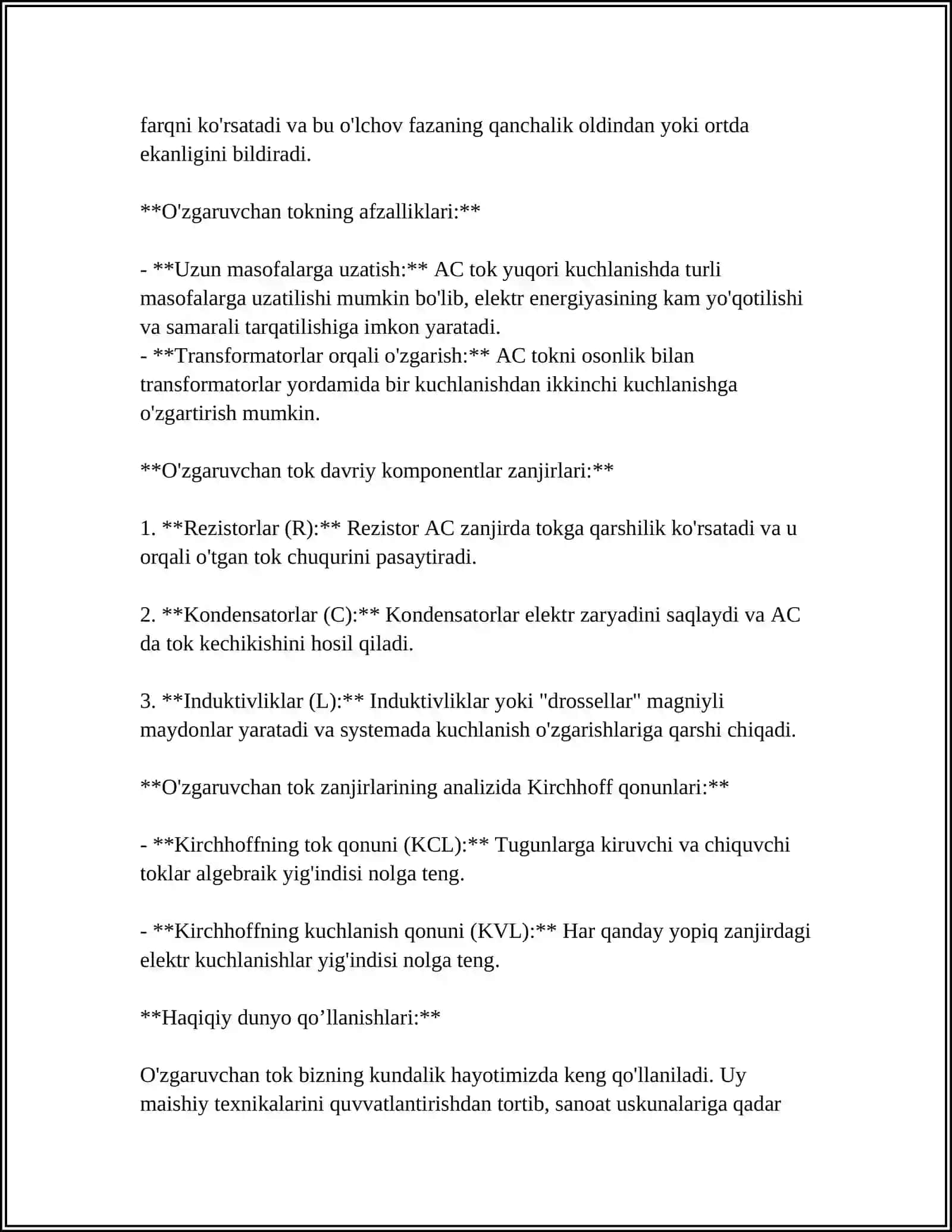 O’ZGARUCHAN TO’K ZANJURLARIDA ZERONANS 4