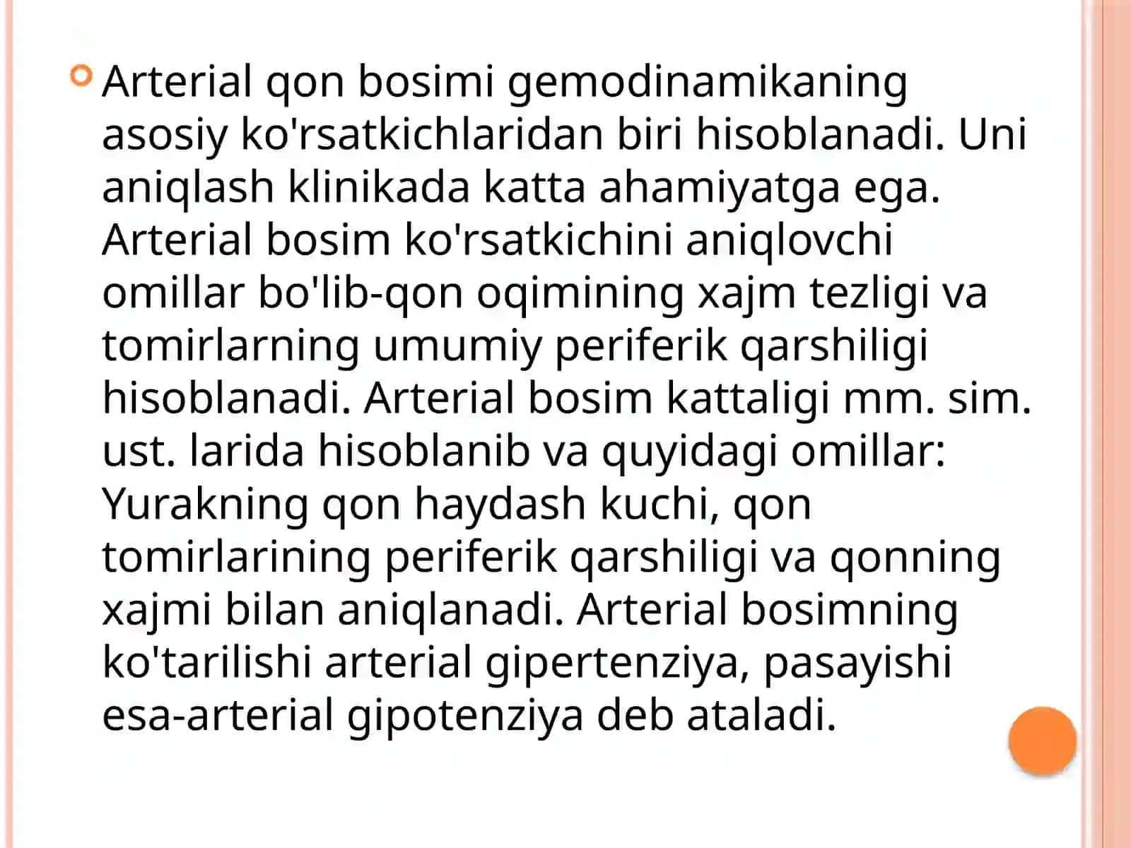QON TOMIRLARDA QONNING HARAKATI VA PULSNI O’RGANISH 4