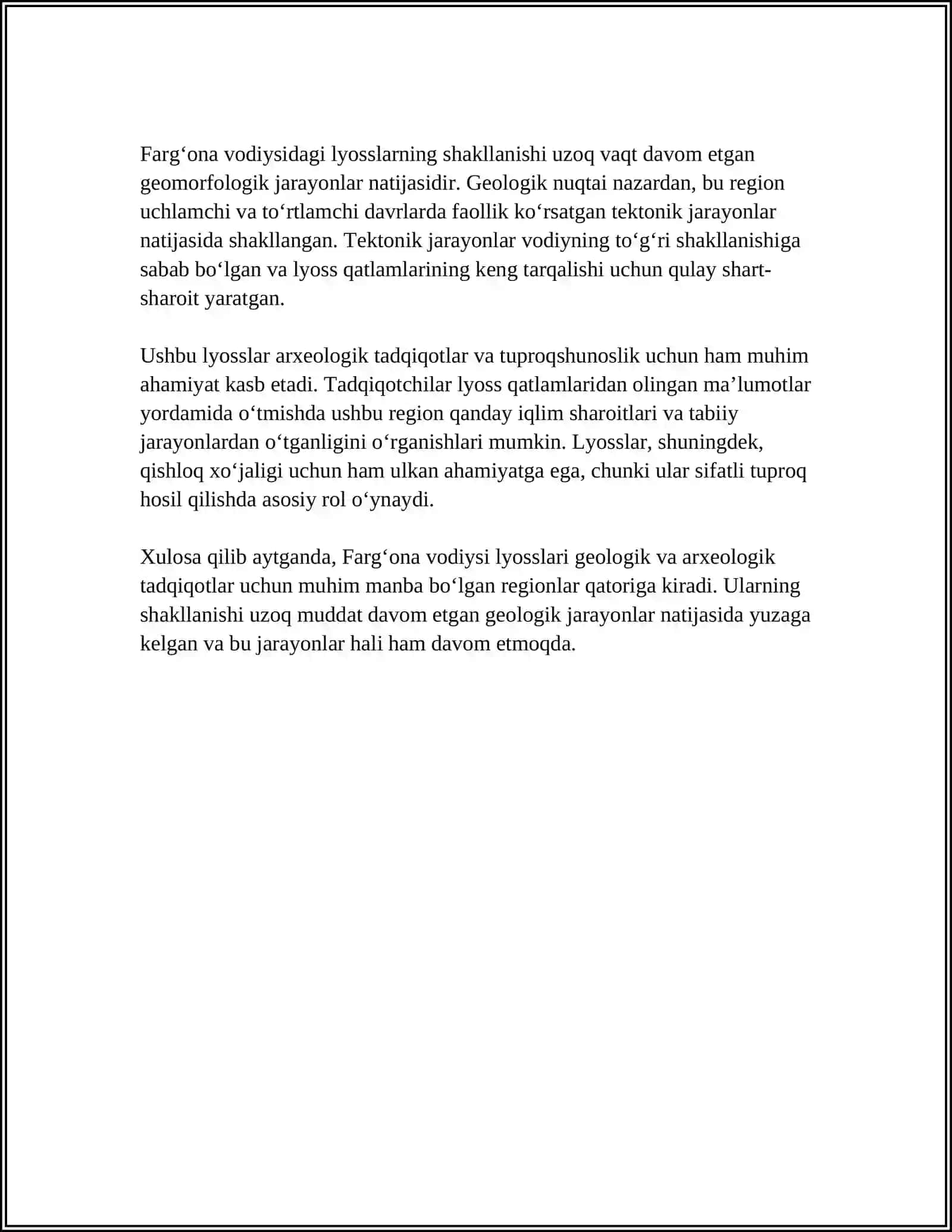FARG‘ONA VODIY LYOSSLARI 4