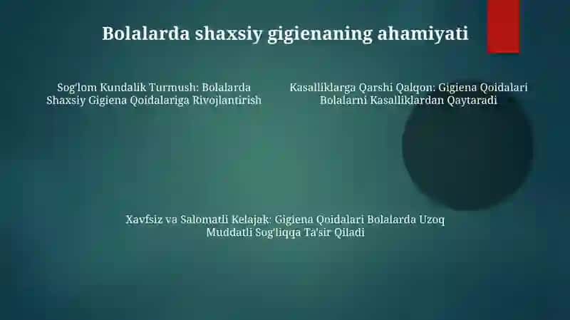 Maktabgacha Ta'lim Yoshida Shaxsiy Gigiena Qoidalari 4