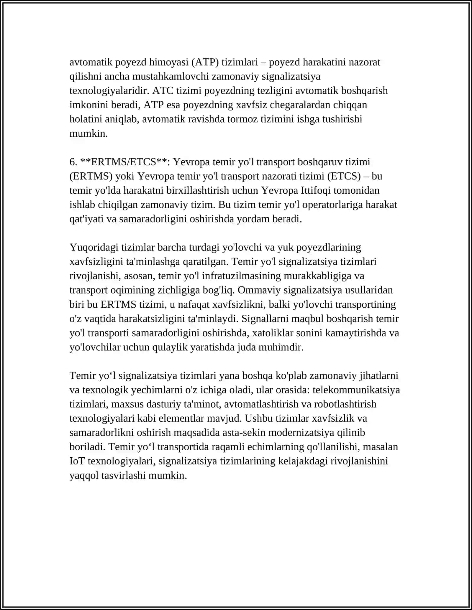 OʻZBEKISTON RESPUBLIKASI TEMIR YOʻLLARI SIGNALLAR VA STAFORLAR 4