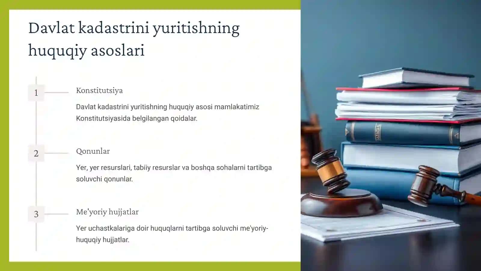 Davlat kadastrlarini yuritishning asosiy prinsiplar 4