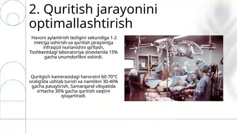 Elektr quritish usullari va elektr qurilmalarining ishlash printsipi 4
