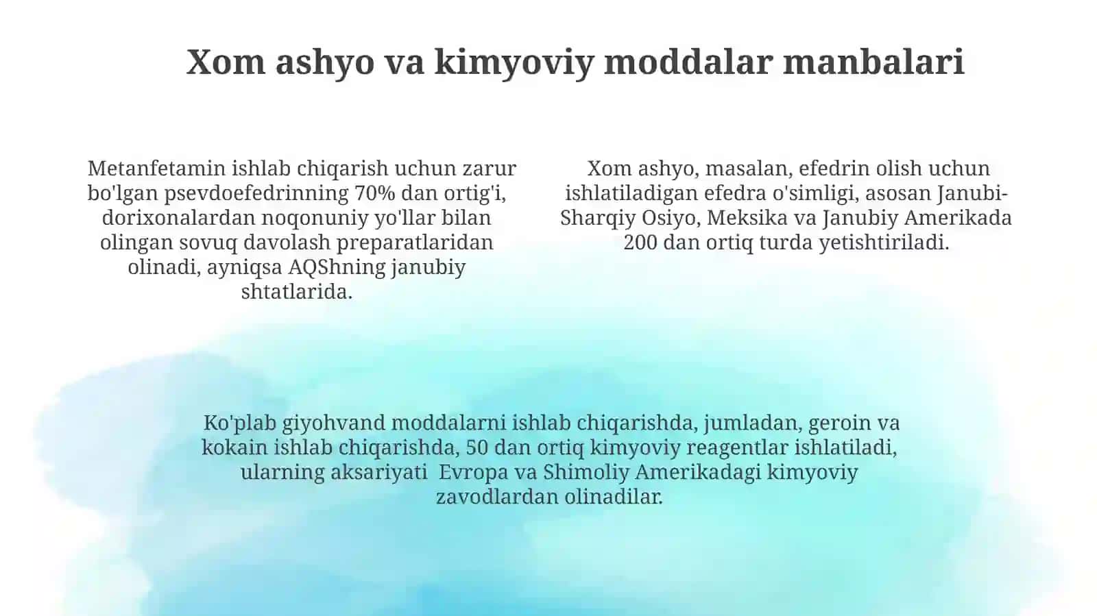 Boğlovchi moddalar ishlab chiqarish jarayoni 4