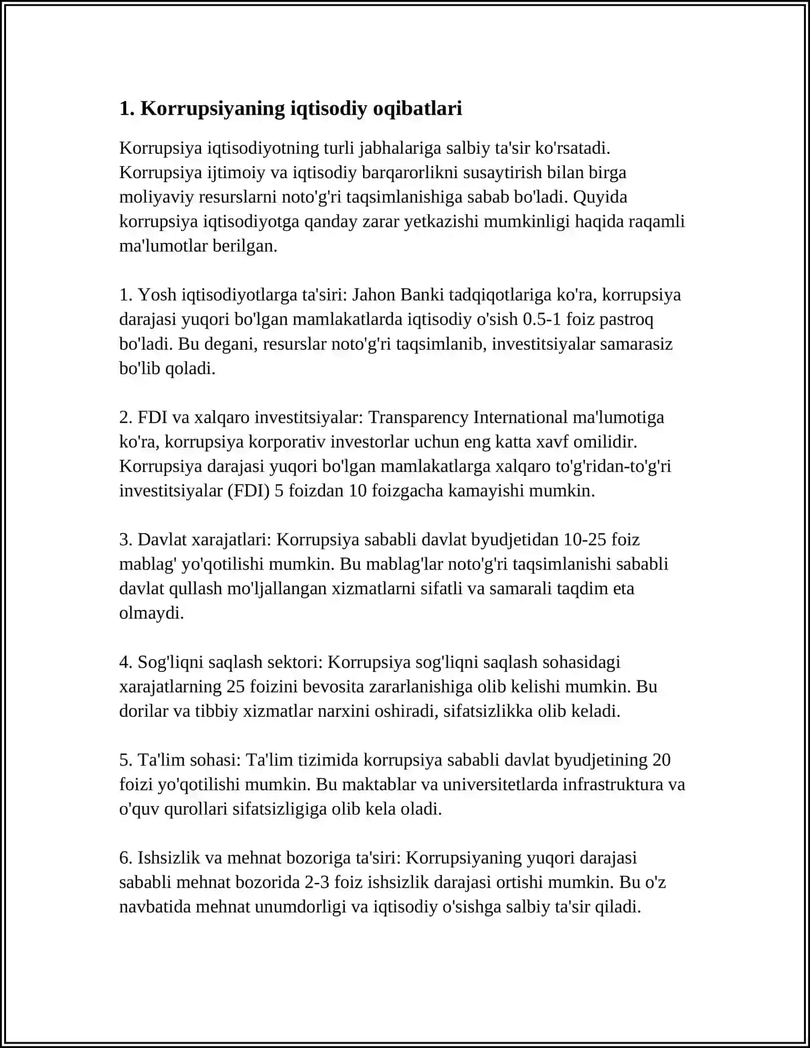 KORRUPSIYAGA QARSHI FANLARARO YONDASHUVNING ZARURIYATLARI 4