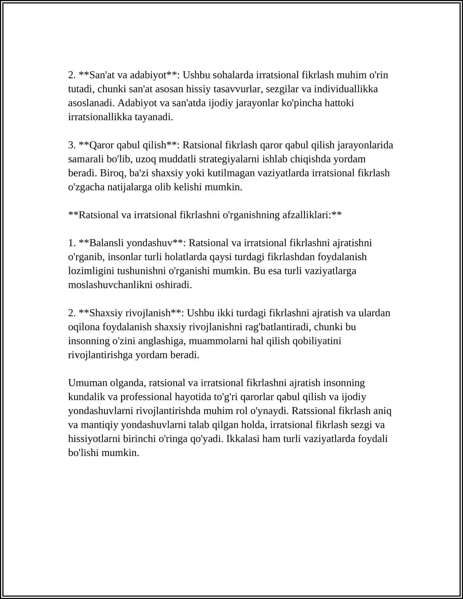 RATSIONALLIK QOBILIYATLARINI RIVOJLANTIRISH YOʻLLARI 4