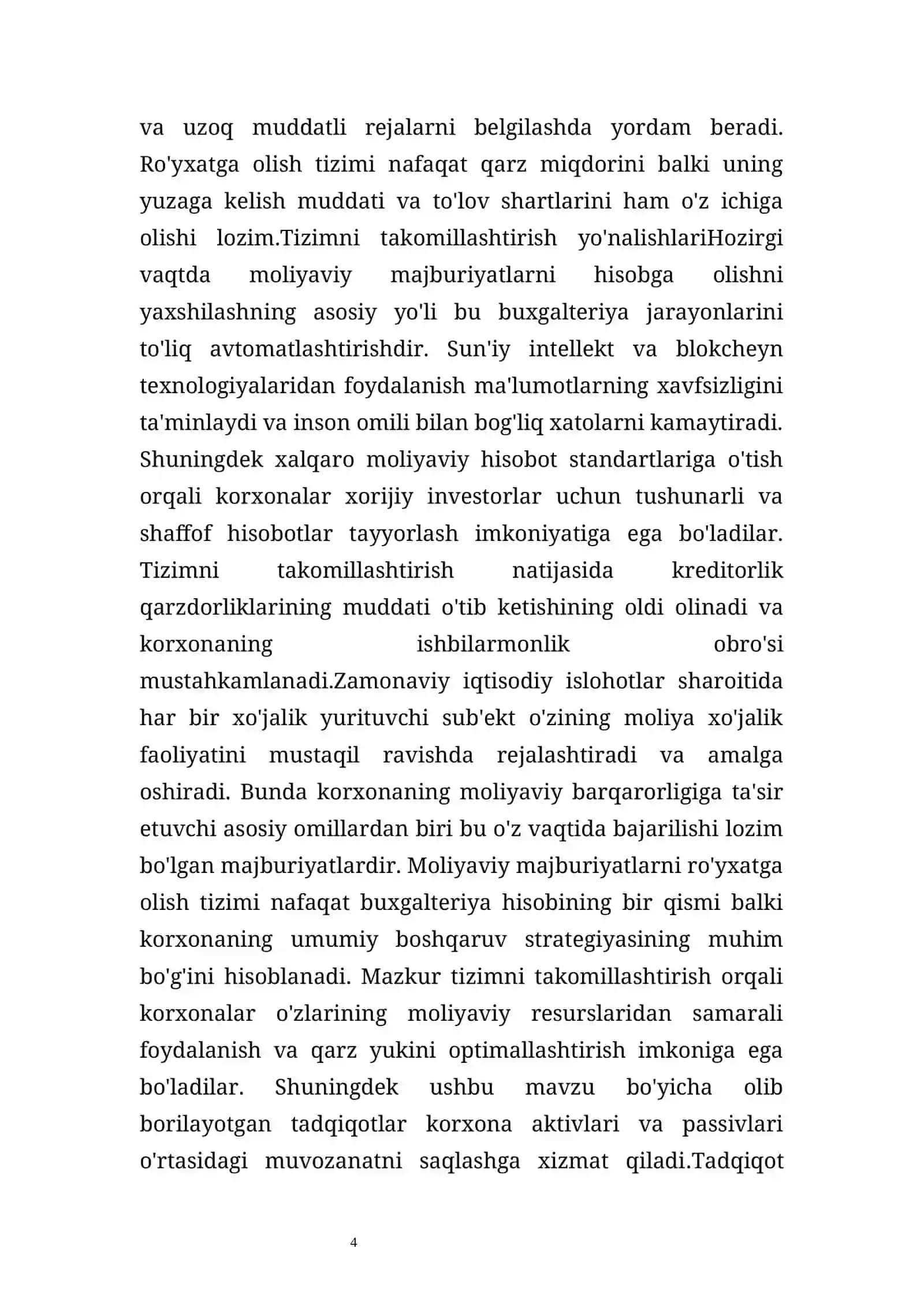 Moliyaviy majburyatlarni ro’yxatga olish tizimini takomillashtirish 4