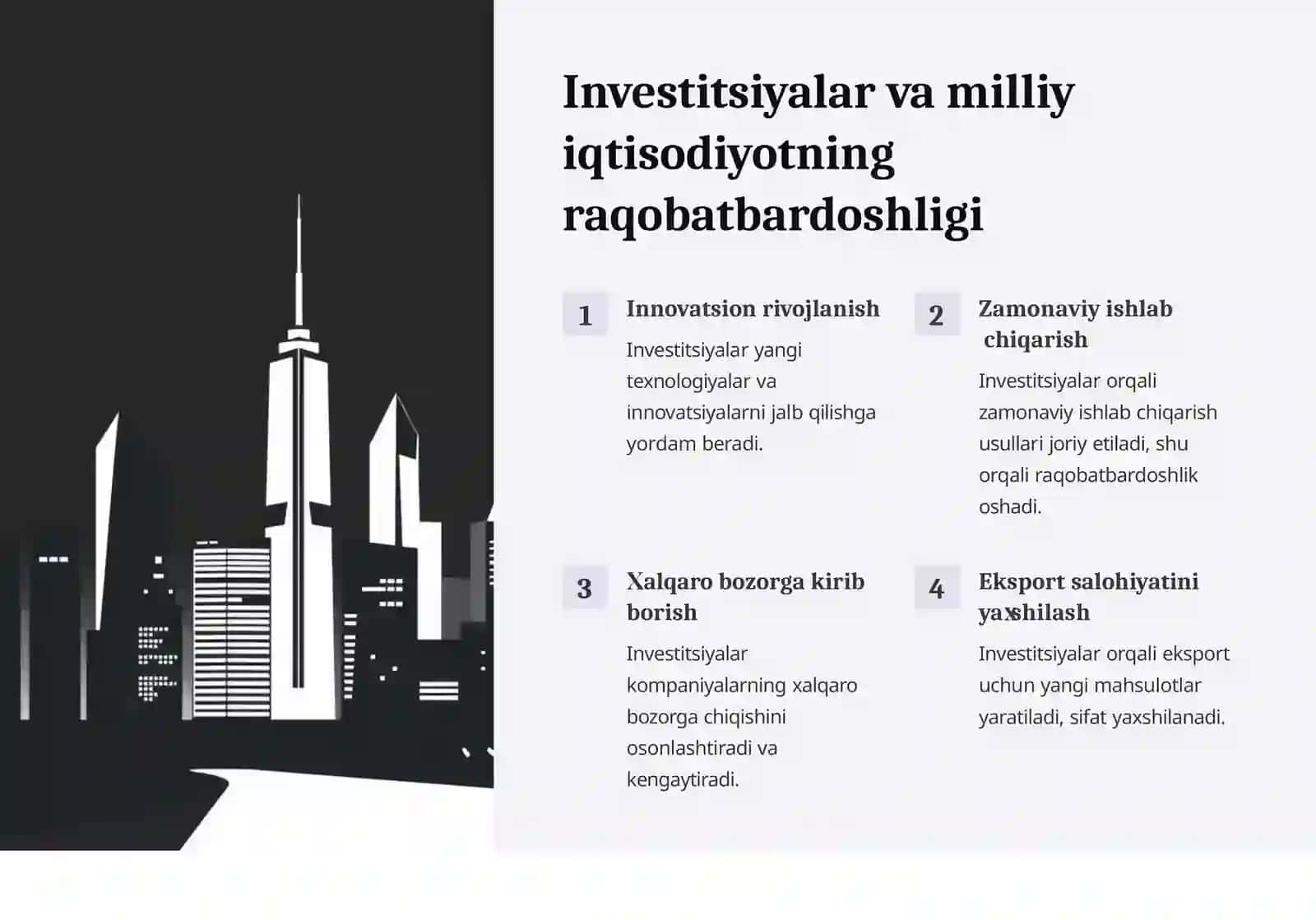 Investitsiyalar 4