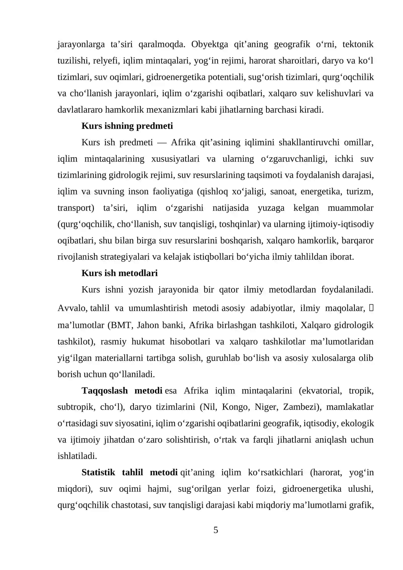 AFRIKANING IQLIMI VA ICHKI SUVLARI 4