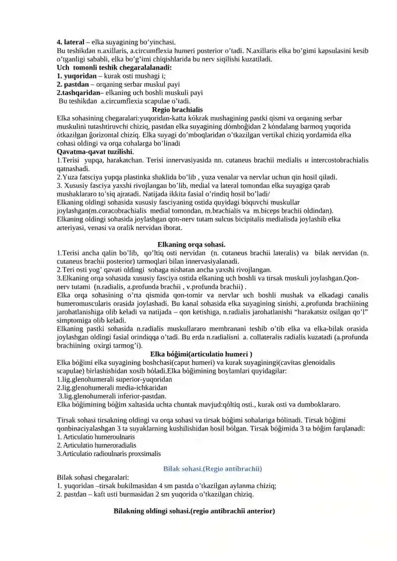 Qo’lning Topografik Anatоmiyasi 4
