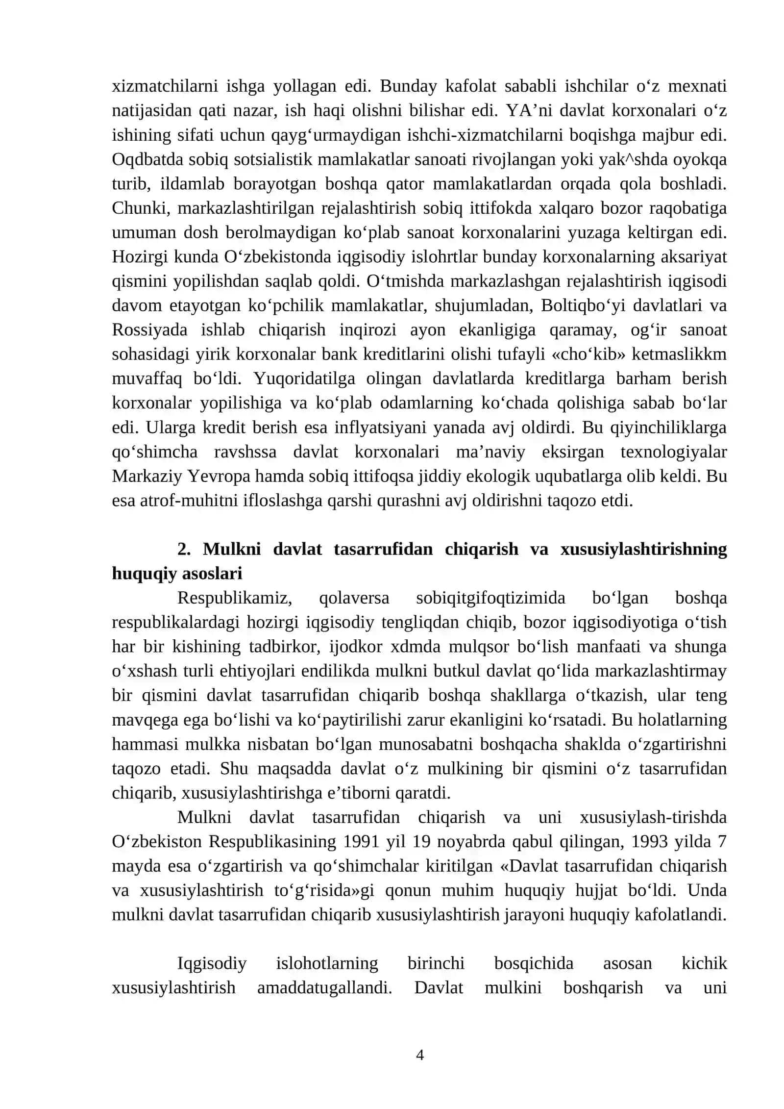 Tadbirkorlikning tashkiliy huquqiy asoslari 4