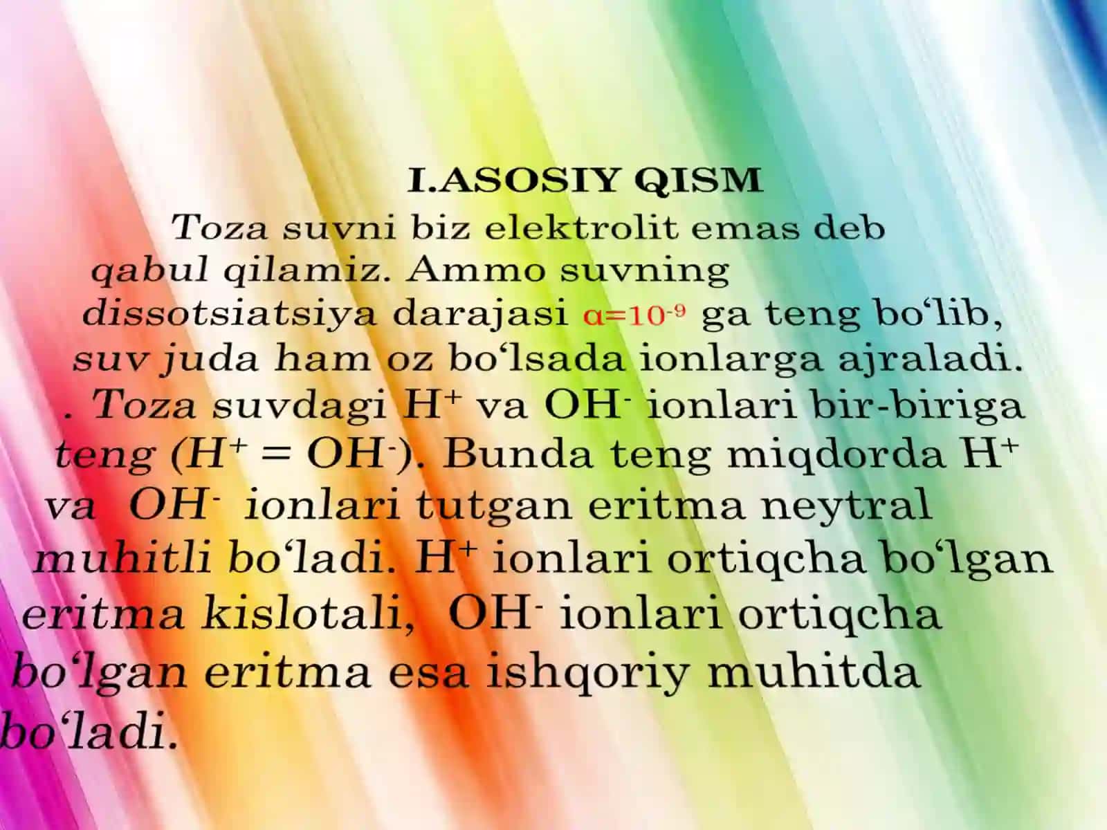 Tuzlar gidrolizi. 4