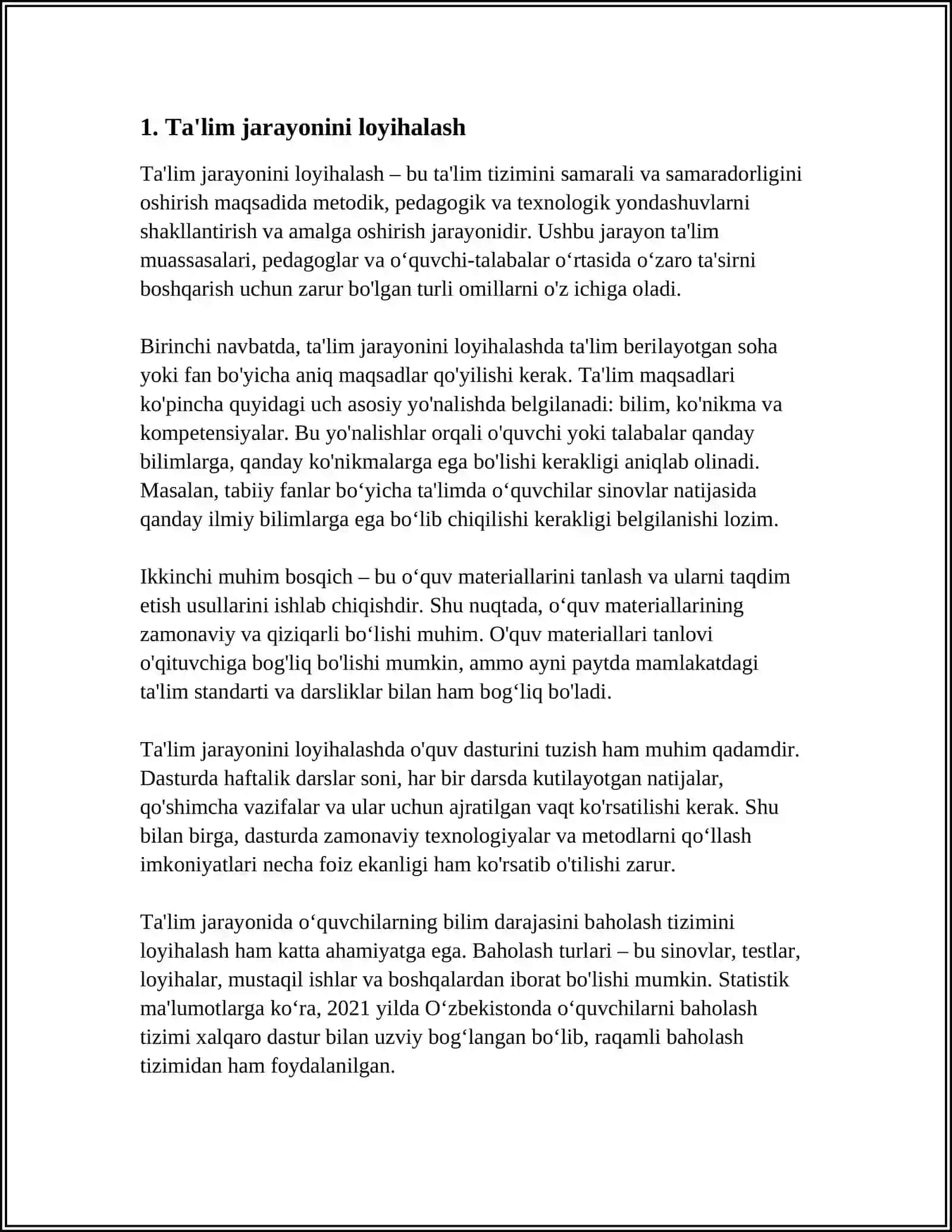PEDAGOGIK FANINI OʻQITISH METODIKASI FANINING MAZMUN MOHIYATI 4
