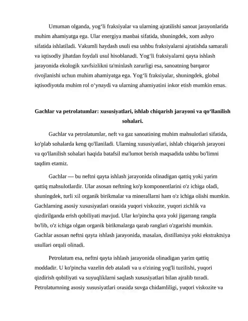 Yogʻli fraksiyalar va ularning ahamiyati 4