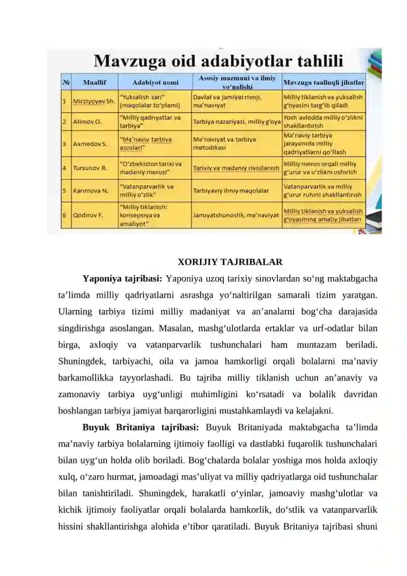 Milliy tiklanishdan milliy  yuksalish sari g'oyasining  ma'naviy tarbiyadagi ahamyati 4