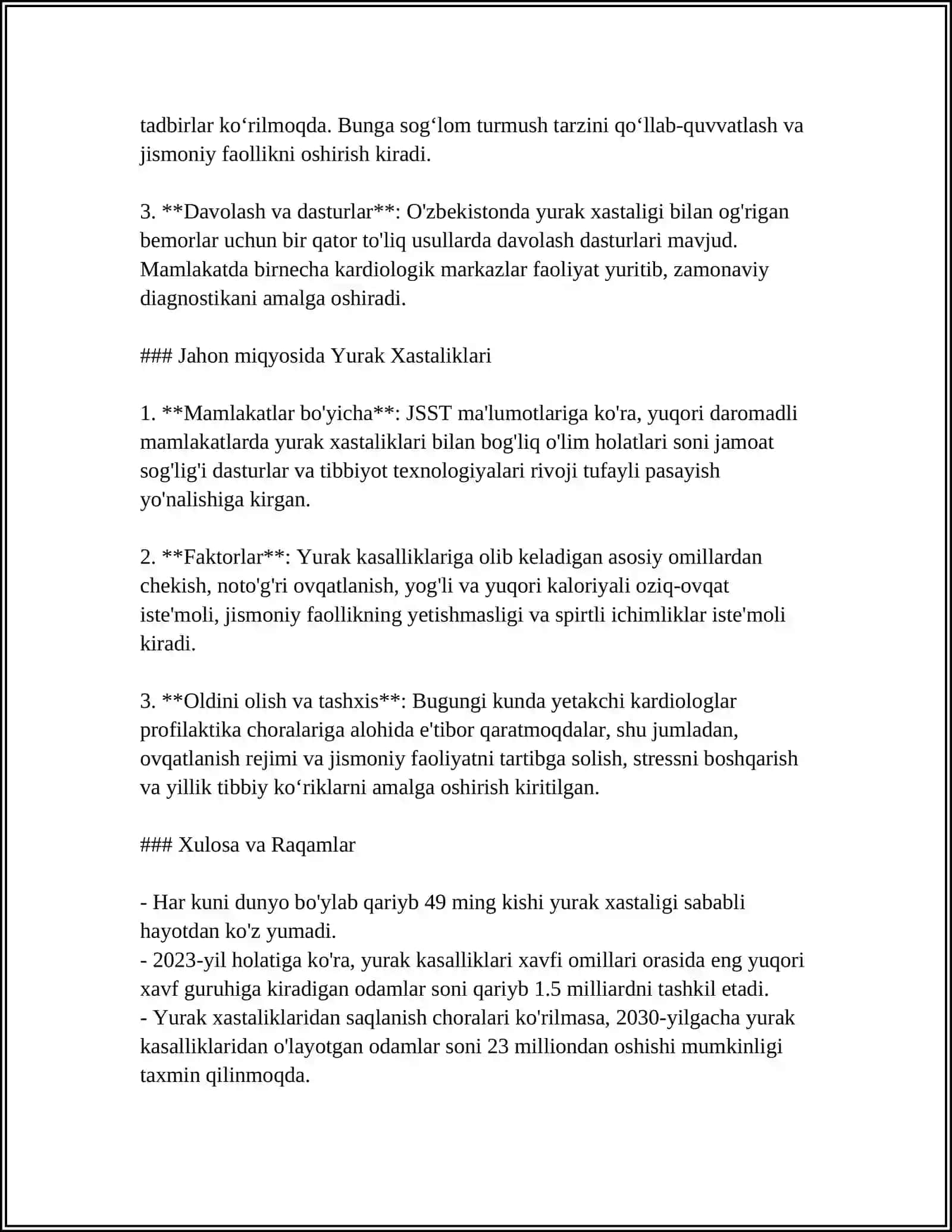 Yurak xastaliklari 4