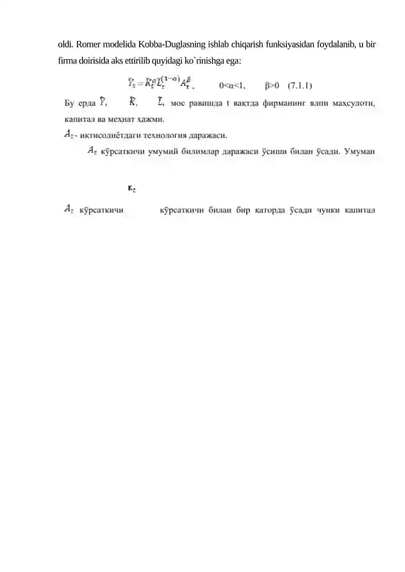 Texnologiya yoki bilimlarning iqtisodiy aspektlari 4