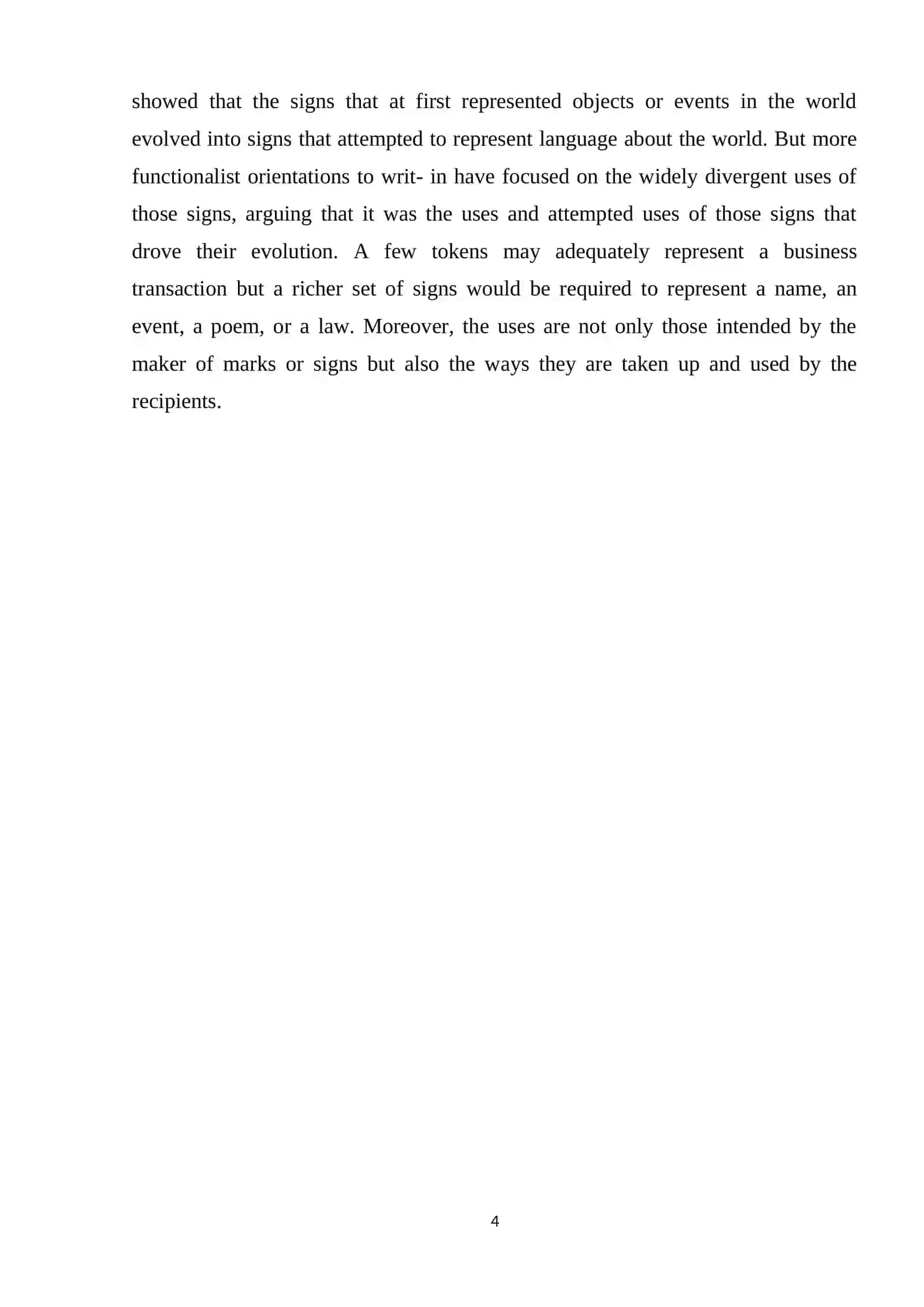 HISTORY OF WRITING 4