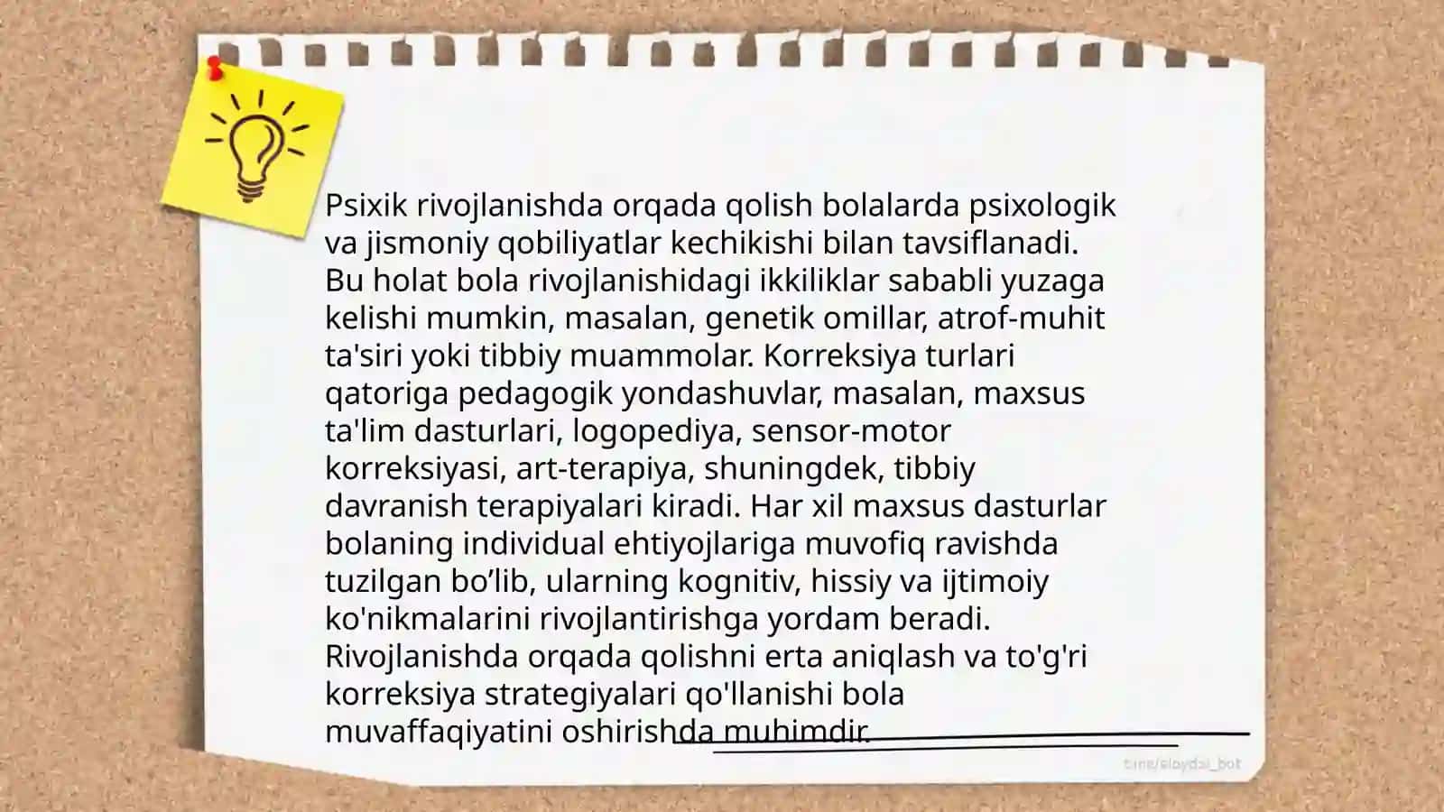 Bolalarning psixik rivojlanishida korreksiya va kompensatsiya 4
