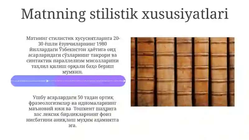 Badiiy matnning leksik xususiyatlari 4