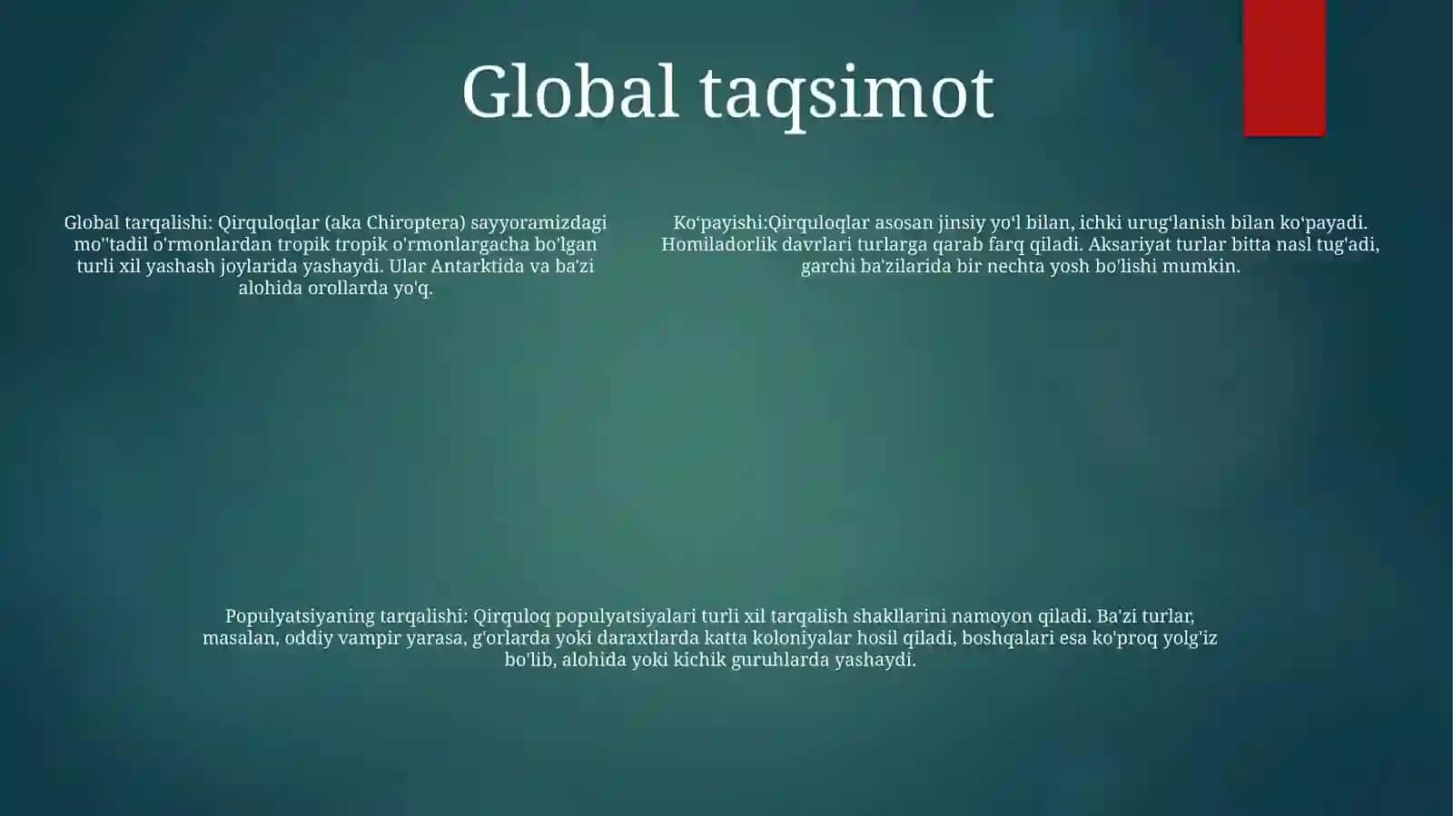 Qirquloqlarning Tabiatda Tarqalishi Kòpayish Usularai 4
