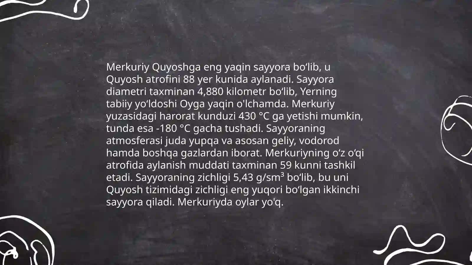 Quyosh tizimi sayyoralari 4