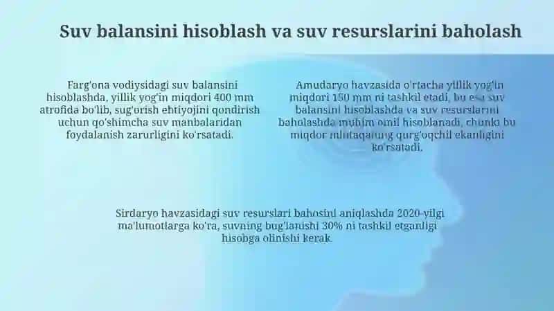 Atmosfera yogʻinlarining daryo havzulari bo'yicha taqsimlanishi 4