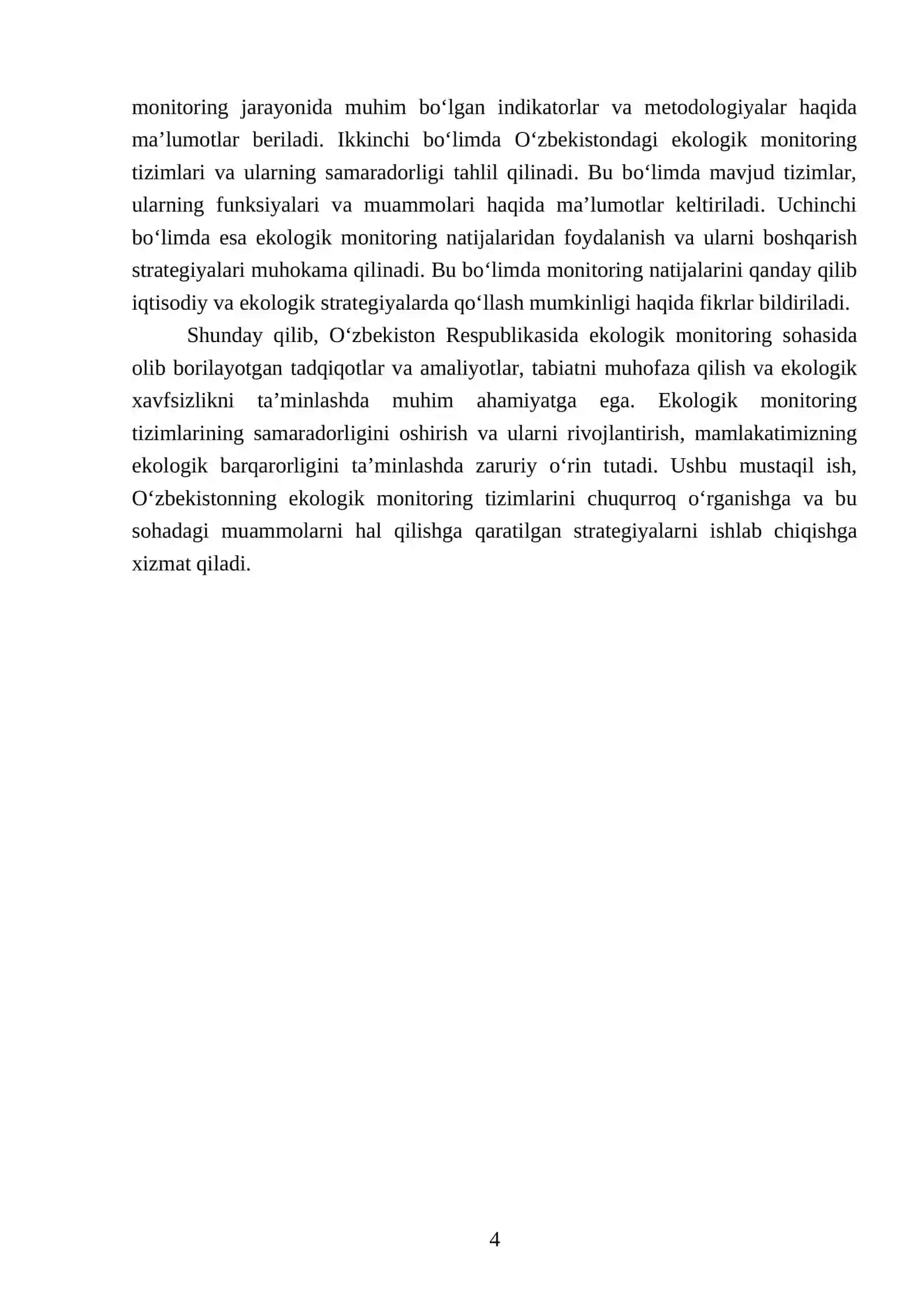 Oʻzbekiston Respublikasida ekologik monitoring 4