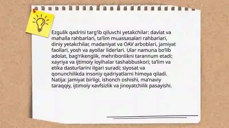 Ezgulikni ulugʻlagan inson-jamiyat faxri 4