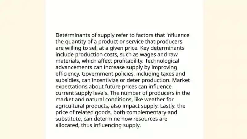 Demand, supply, market equilibrium 4