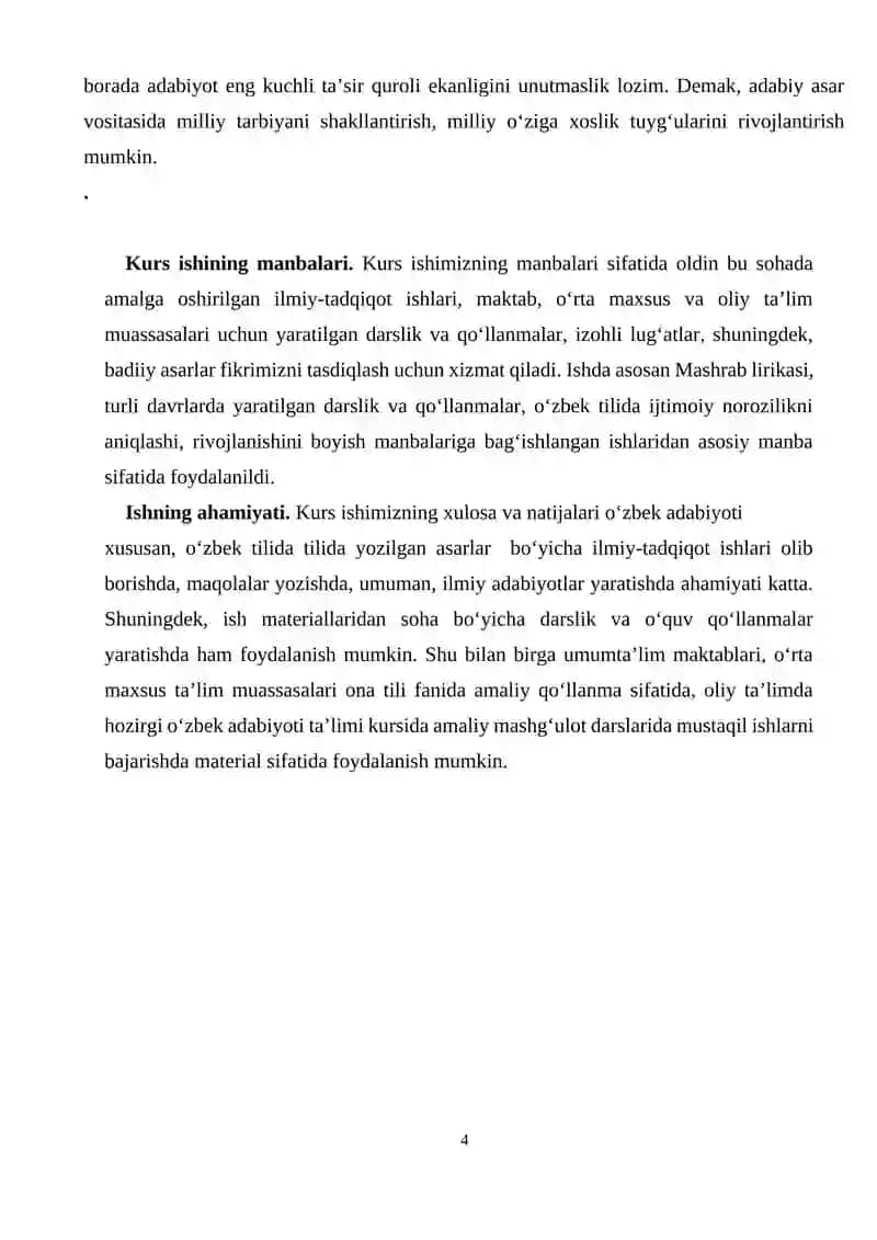 Mashrab lirikasida ijtimoiy norozilik talqini 4