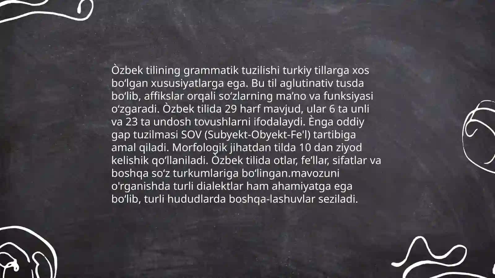 Òzbek tilshunosligi va uning rivojlanish yòllari 4