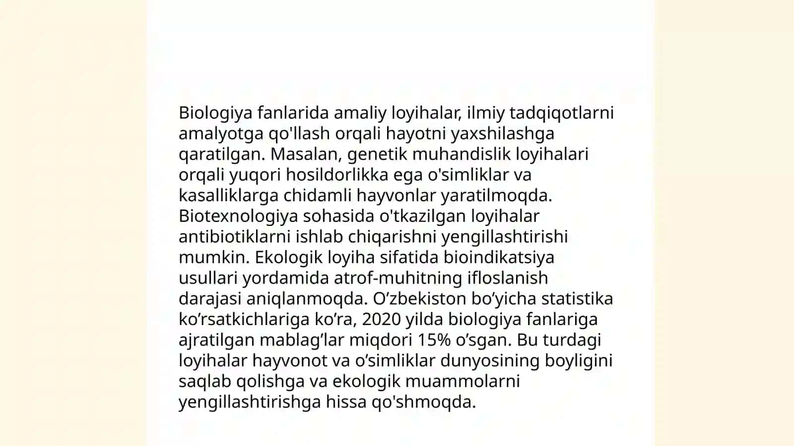 Tabiiy geografiya fanlarida loyiha ishlarini tashkil etish 4