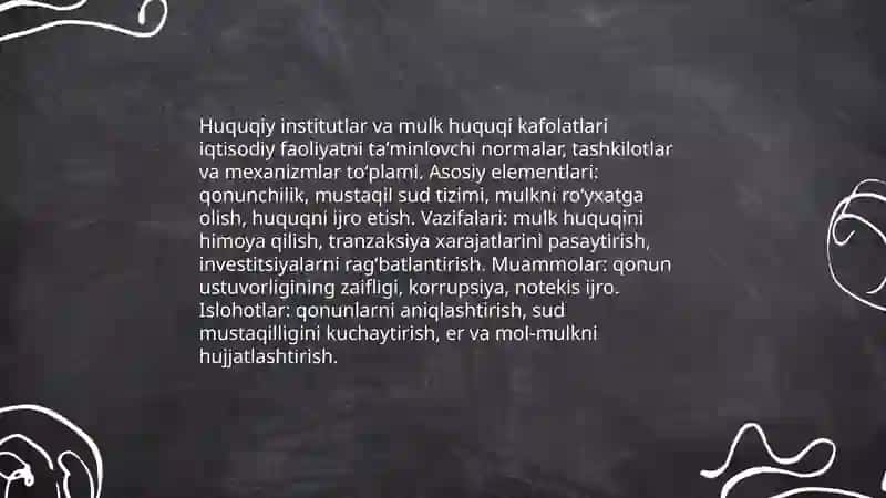 Ijtimoiy iqtisodiy rivojlanishining institutsional yoʻnalishlari 4