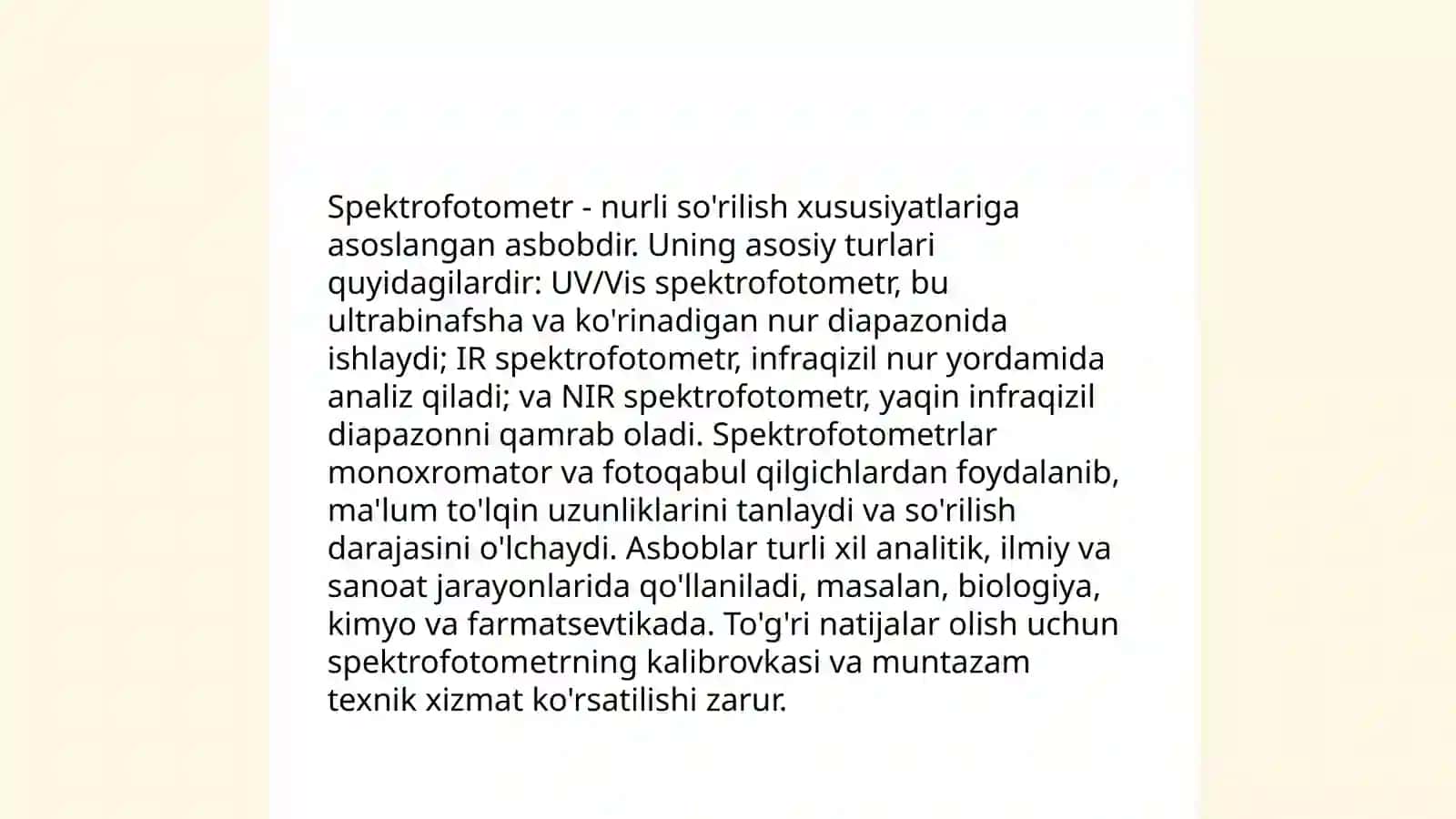 Spektrofotometr 4