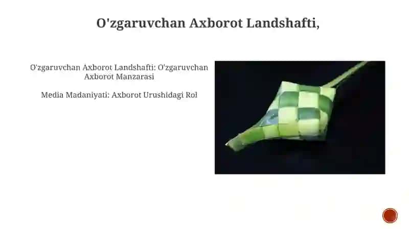 O'zgaruvchan Axborot Landshafti 4
