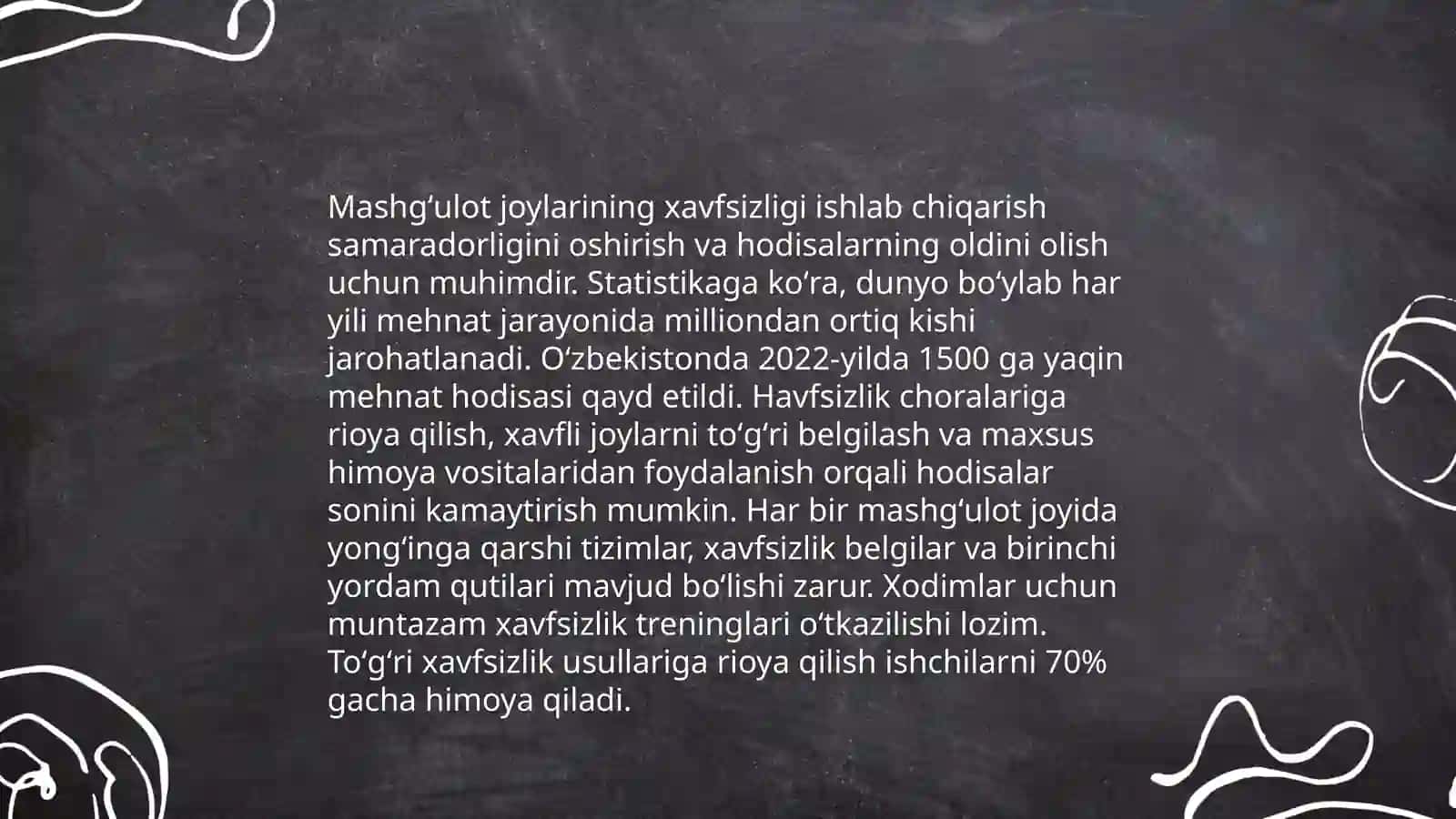 Mashgʻulot joylari va ularni jihozlanishi 4