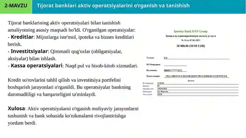 Markaziy bank chiqargan qonun va nizomlar bilan tanishish 4